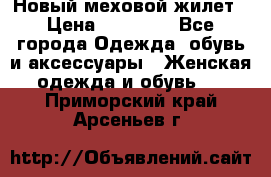 Новый меховой жилет › Цена ­ 14 000 - Все города Одежда, обувь и аксессуары » Женская одежда и обувь   . Приморский край,Арсеньев г.